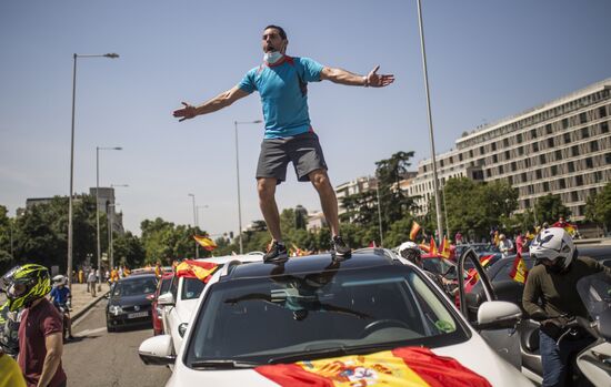 Spain Coronavirus Protest