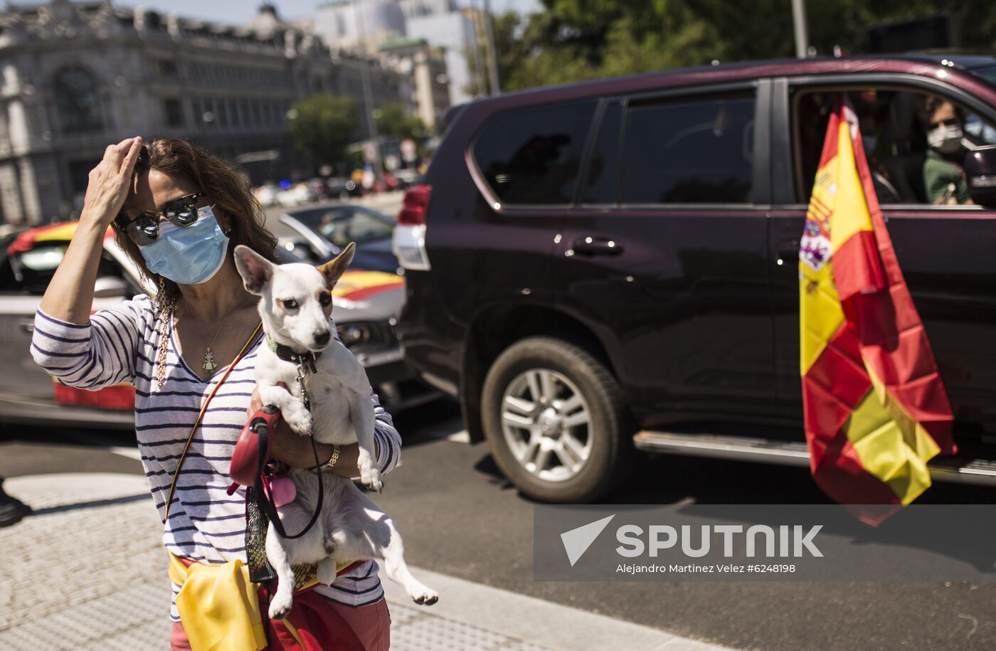 Spain Coronavirus Protest