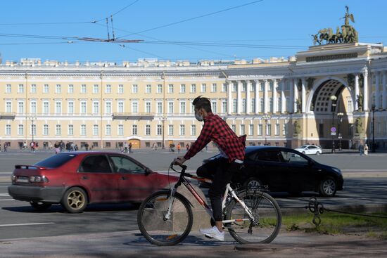 Russia Coronavirus Graduates Farewell Bell