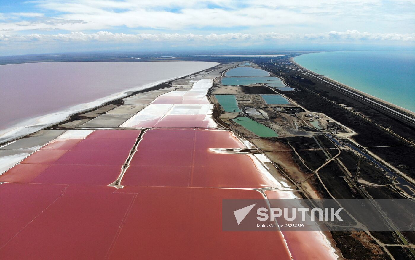 Russia Crimea Salt Harvesting