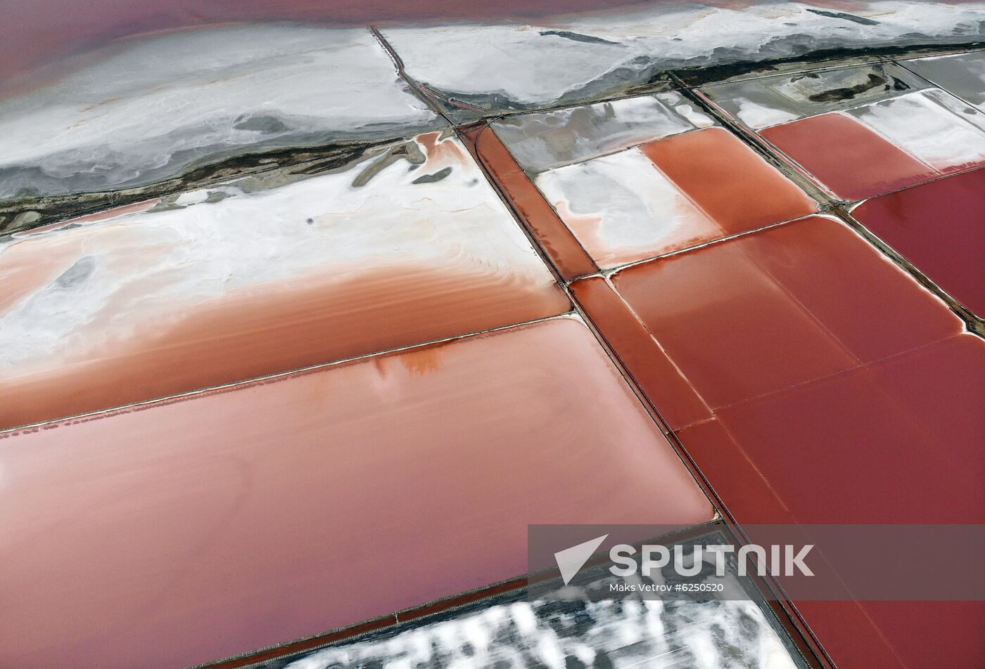 Russia Crimea Salt Harvesting