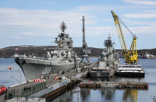 Russia Pyotr Veliky Battle Cruiser