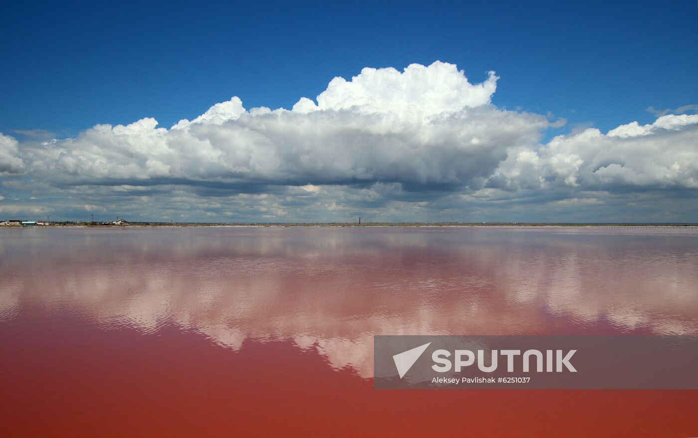 Russia Crimea Salt Harvesting