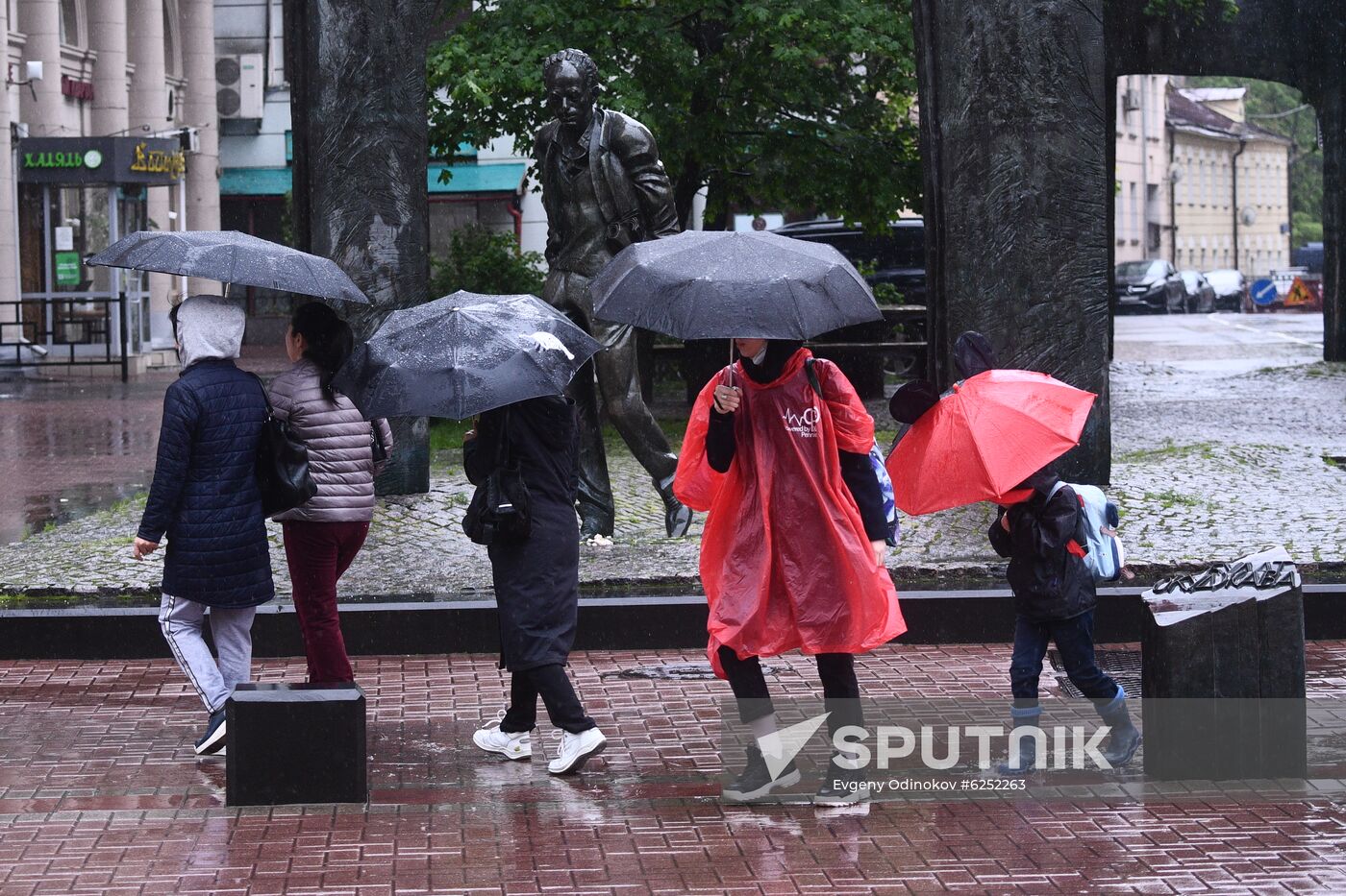 Rain in Moscow