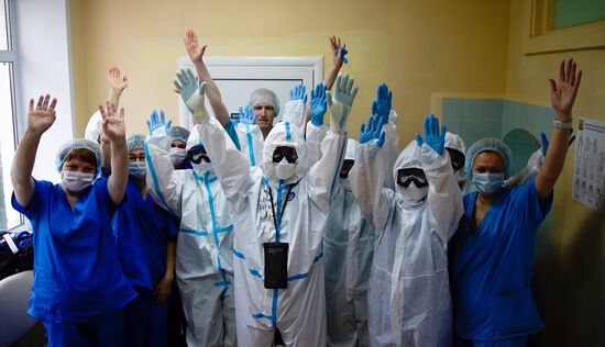 Russia Coronavirus Red Area