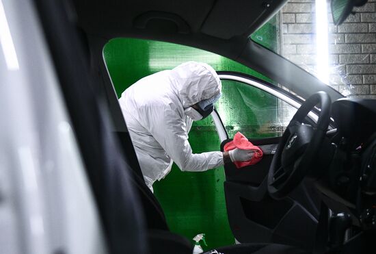 Russia Coronavirus Disinfection