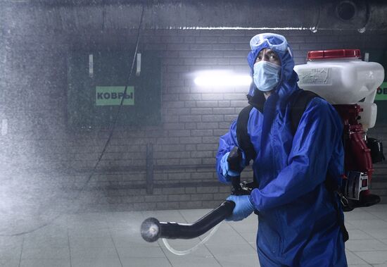 Russia Coronavirus Disinfection