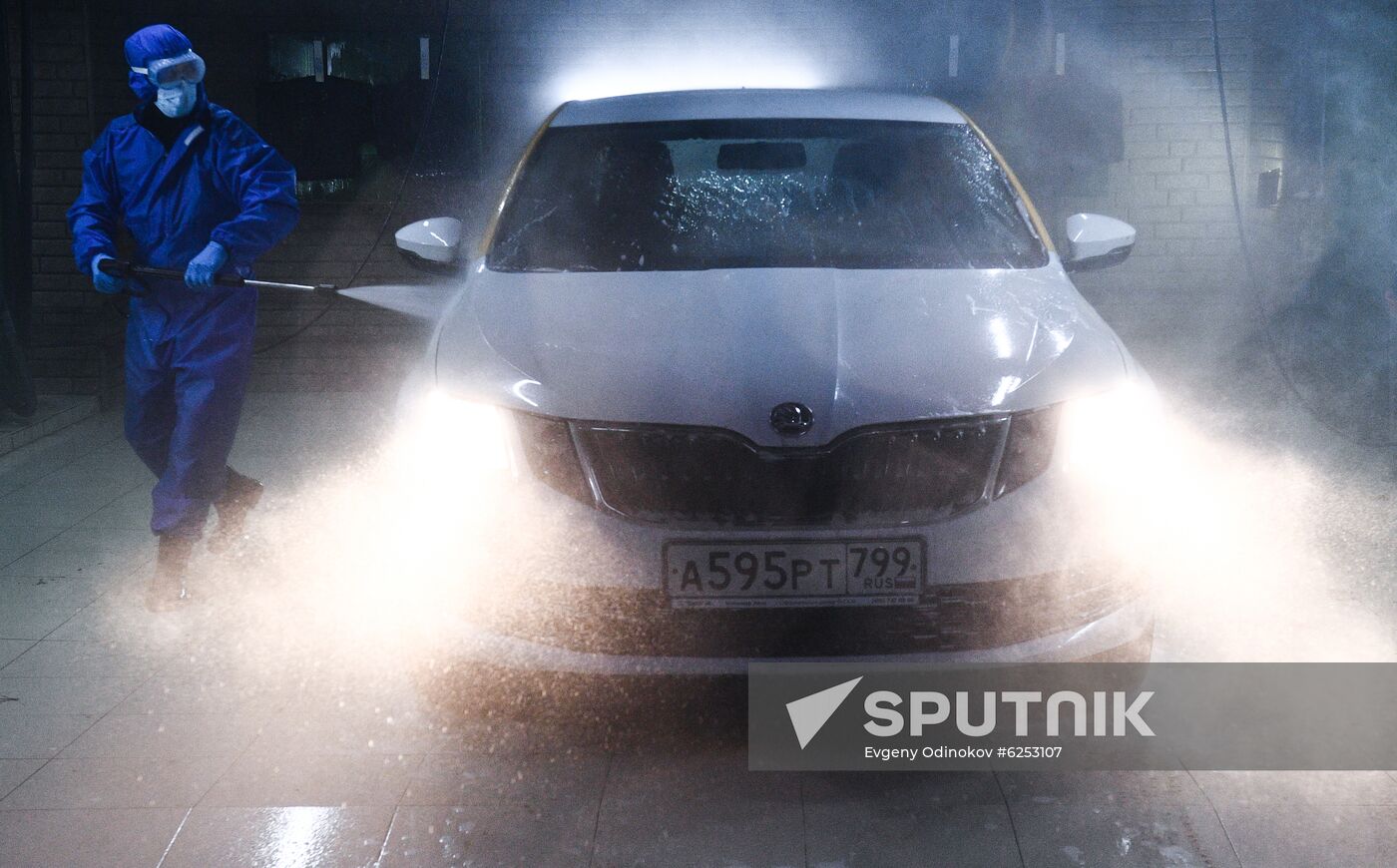 Russia Coronavirus Disinfection