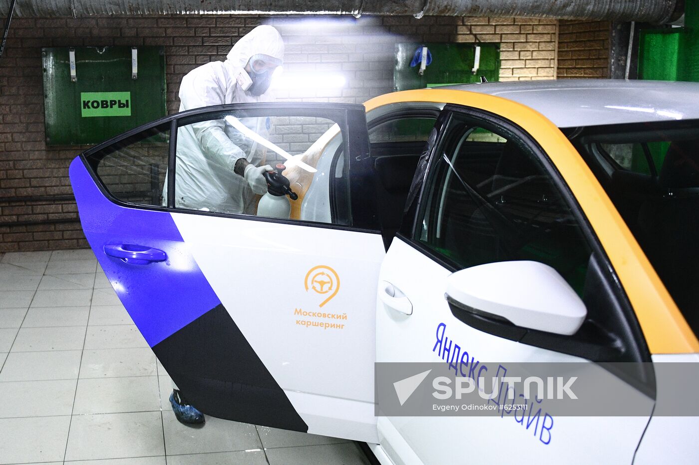 Russia Coronavirus Disinfection