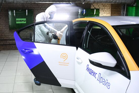 Russia Coronavirus Disinfection