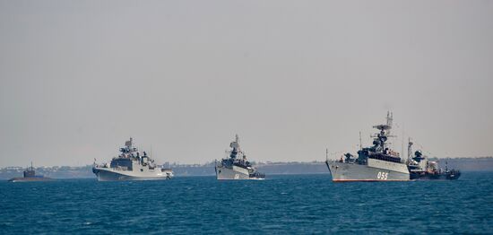 Russian Crimea Navy Drills