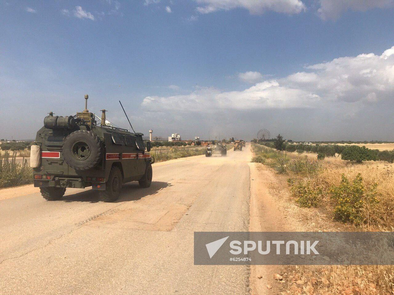 Syria Russia Turkey Joint Patrol