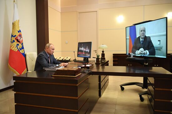 Russia Putin Mishustin