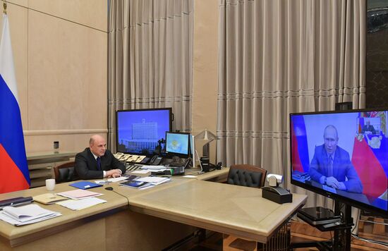 Russia Putin Mishustin