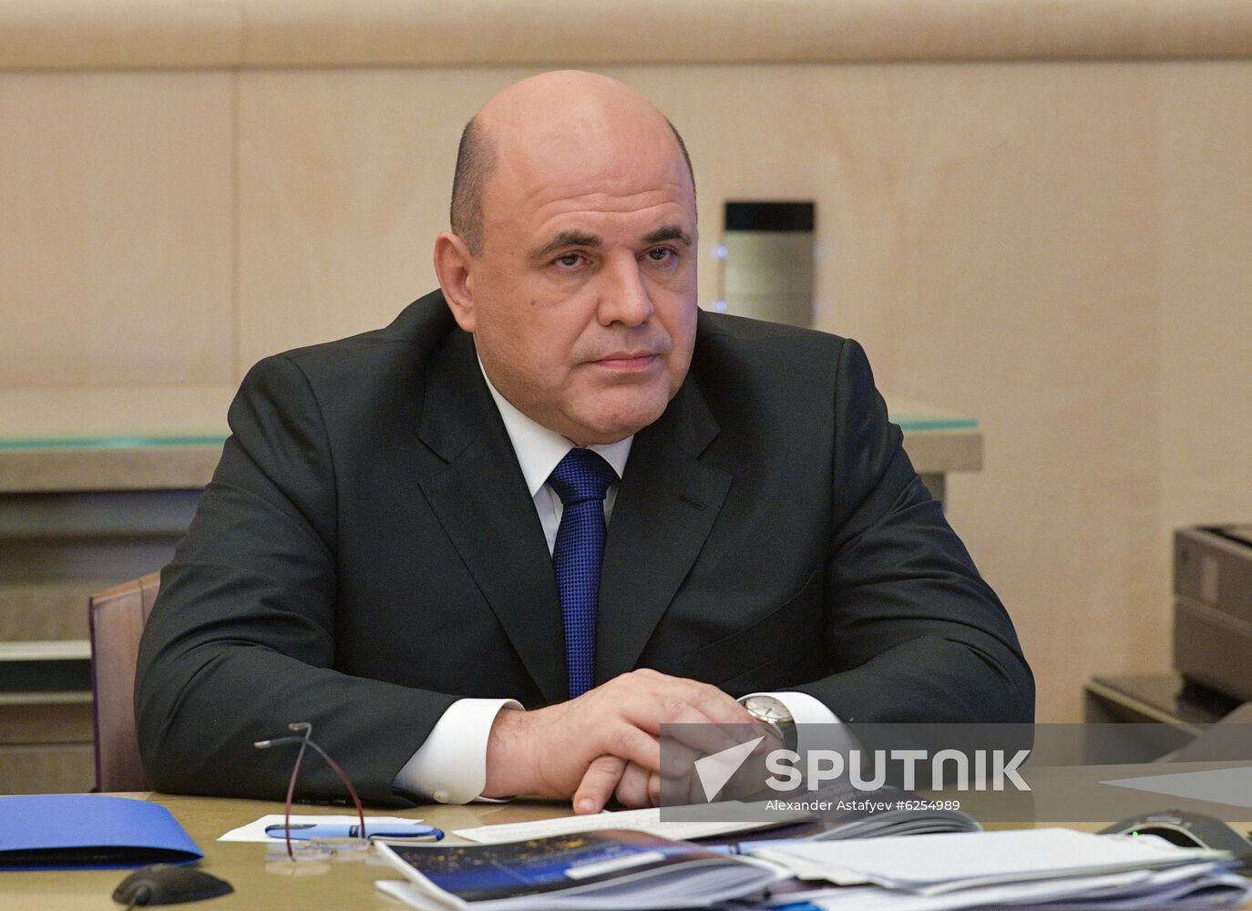 Russia Putin Mishustin