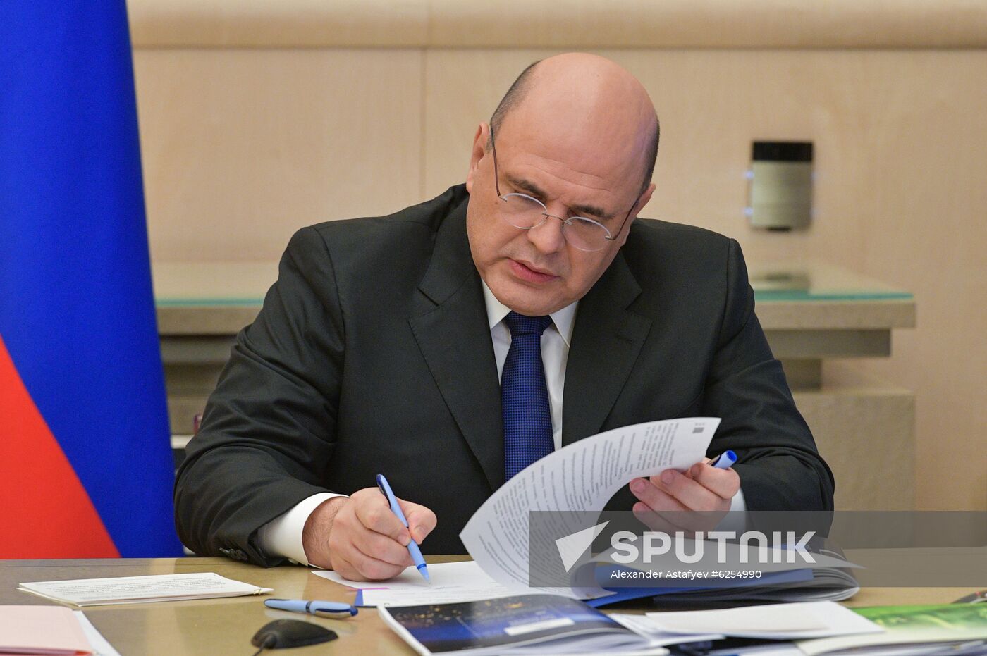 Russia Putin Mishustin