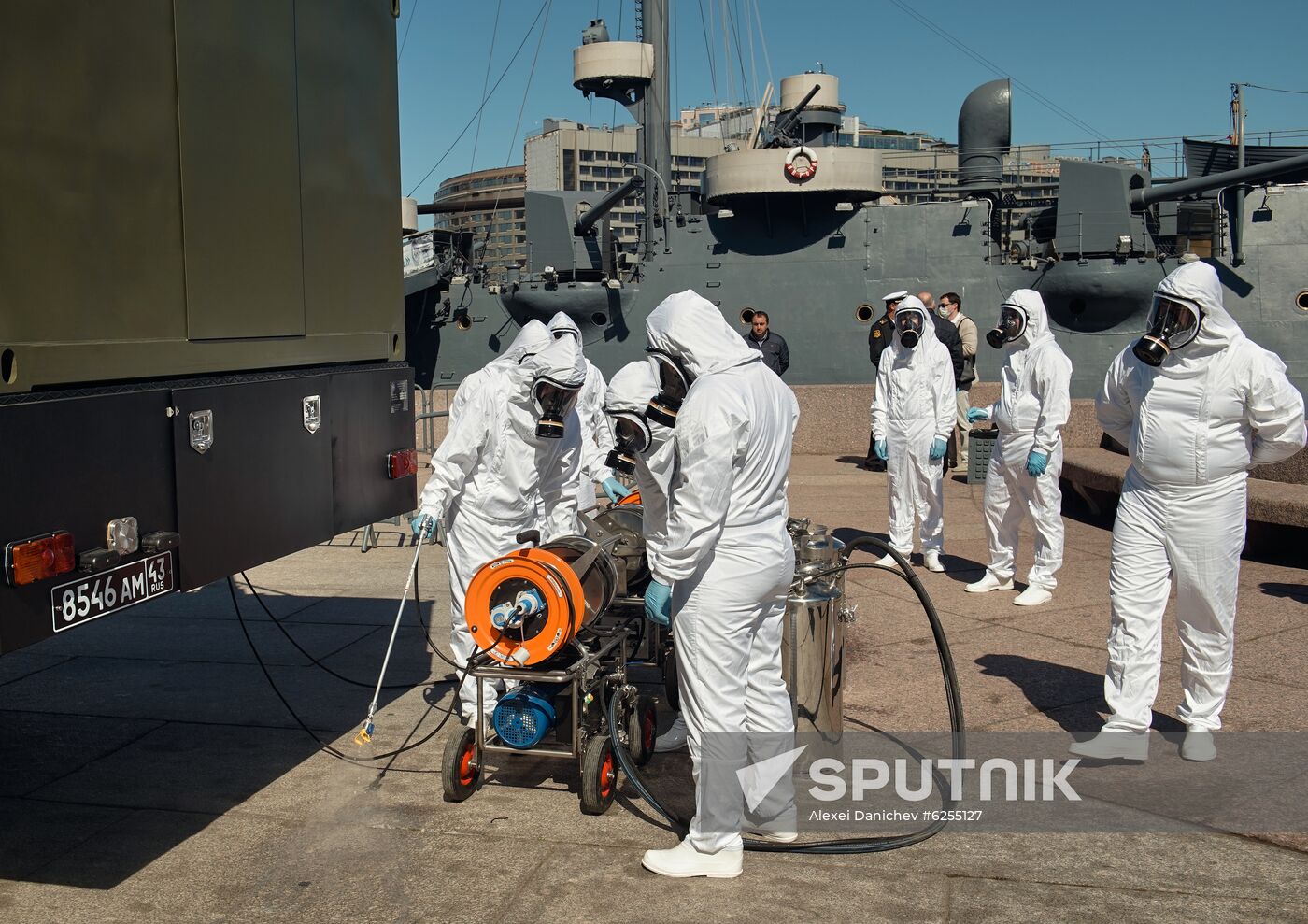 Russia Coronavirus Disinfection