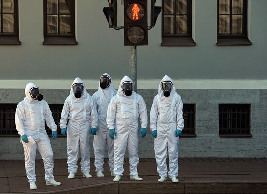 Russia Coronavirus Disinfection