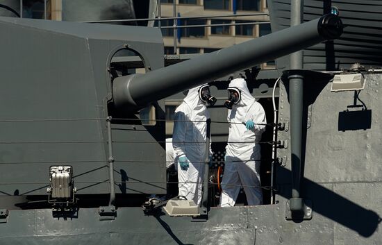 Russia Coronavirus Disinfection