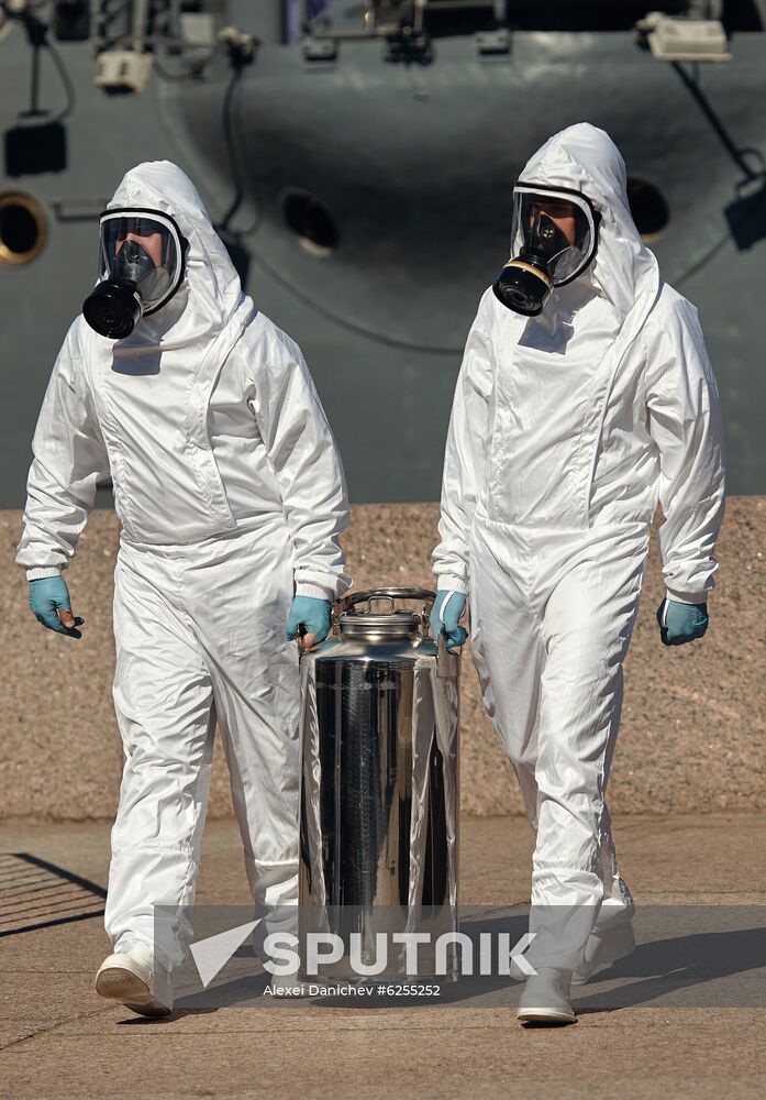 Russia Coronavirus Disinfection