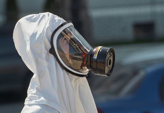 Russia Coronavirus Disinfection