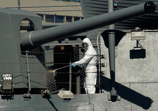 Russia Coronavirus Disinfection