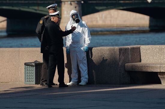 Russia Coronavirus Disinfection