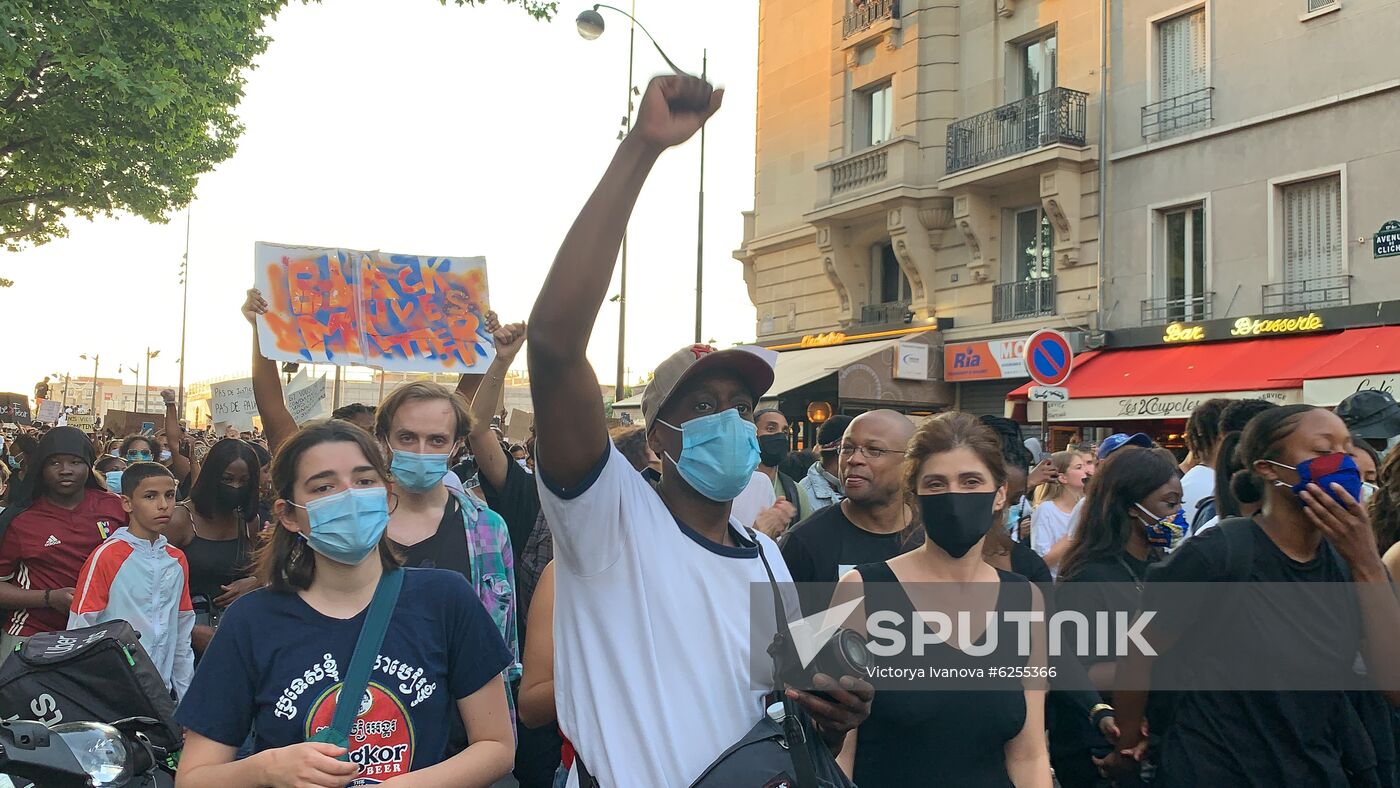 France Adama Traore Protest