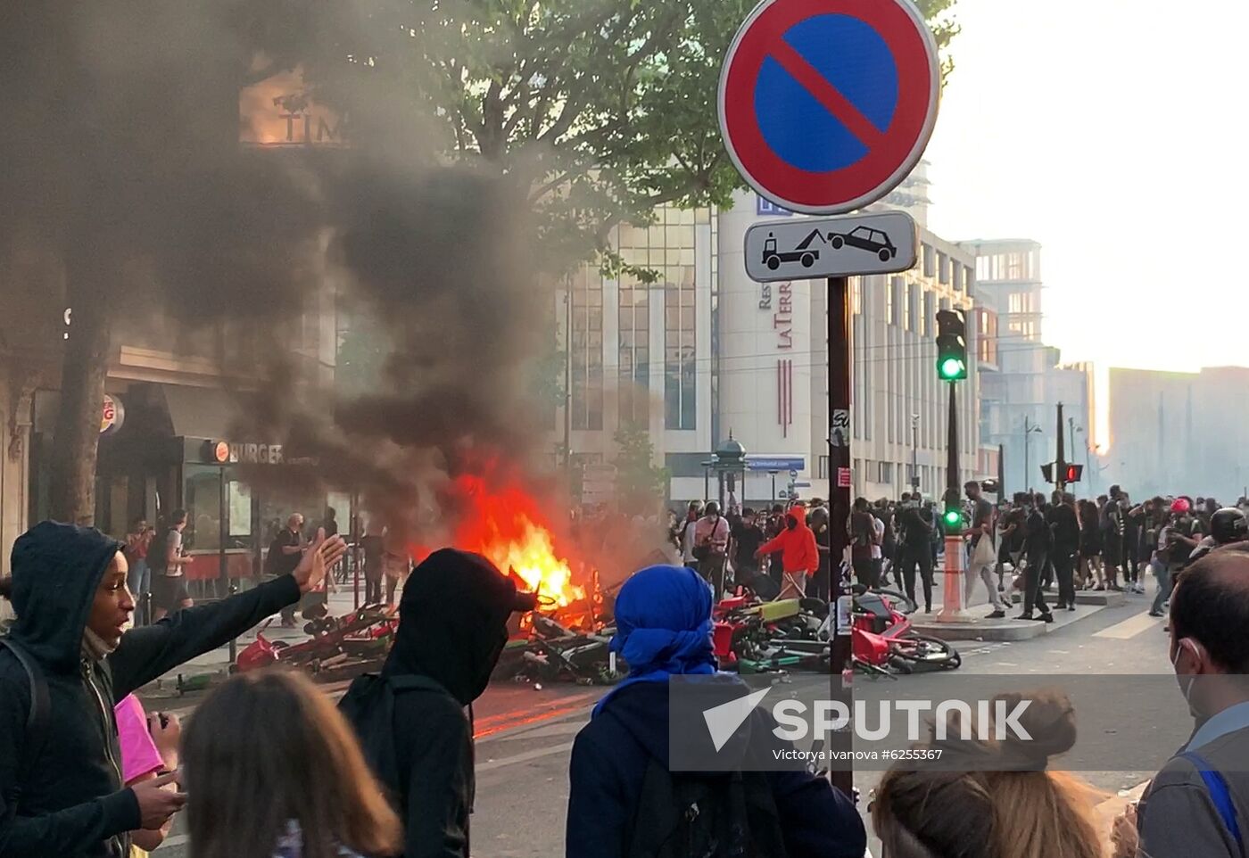 France Adama Traore Protest