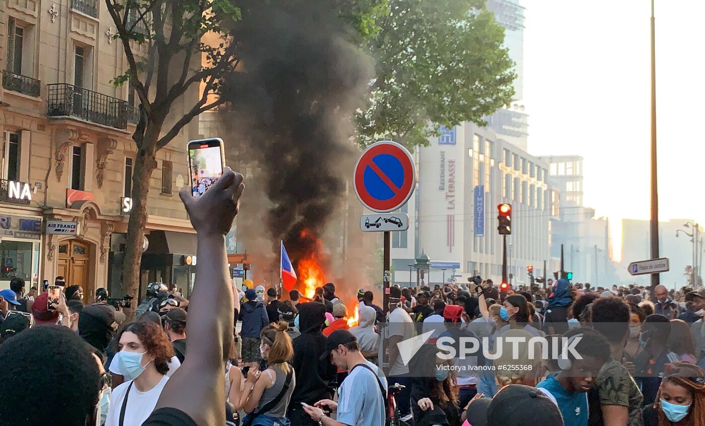 France Adama Traore Protest