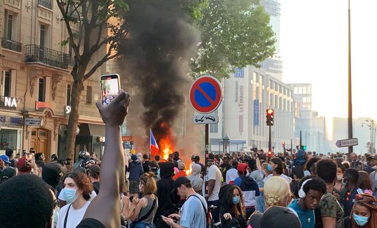 France Adama Traore Protest