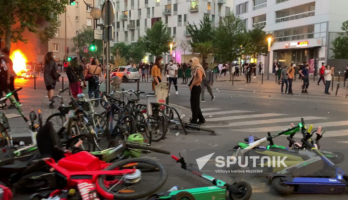 France Adama Traore Protest
