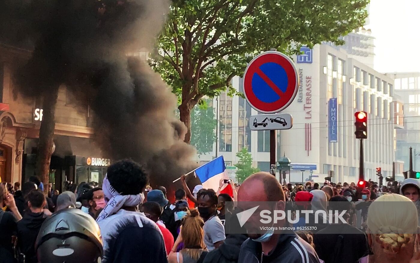 France Adama Traore Protest
