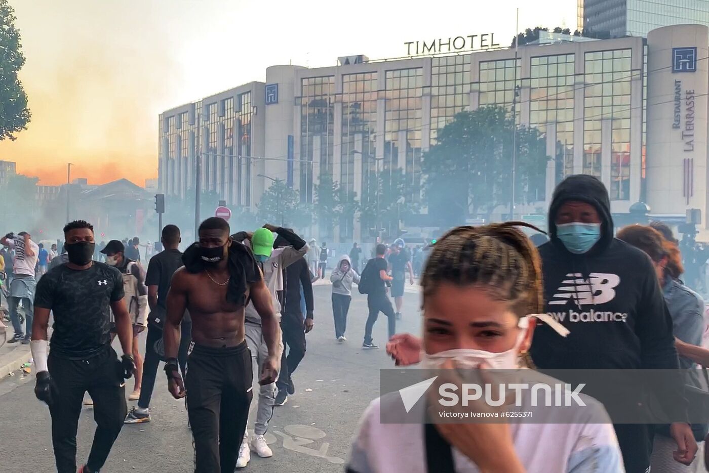 France Adama Traore Protest