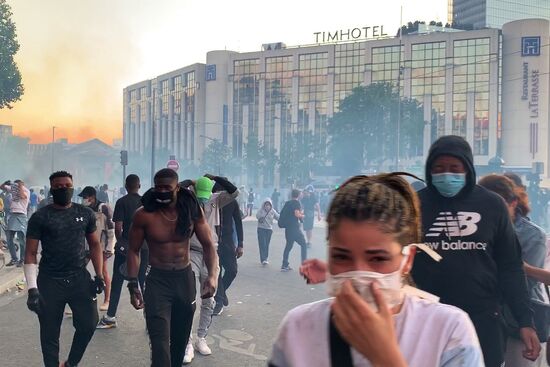 France Adama Traore Protest