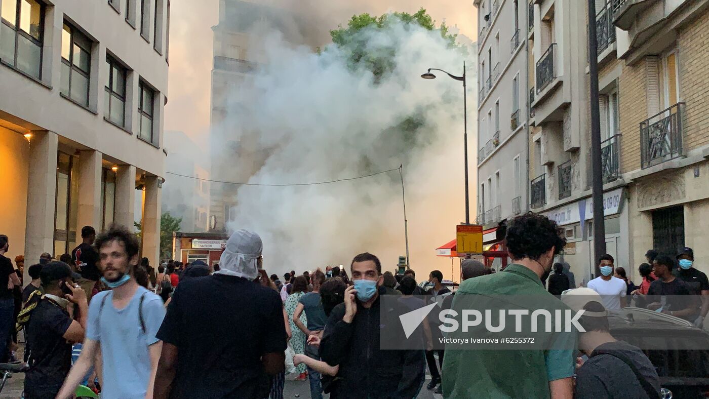 France Adama Traore Protest