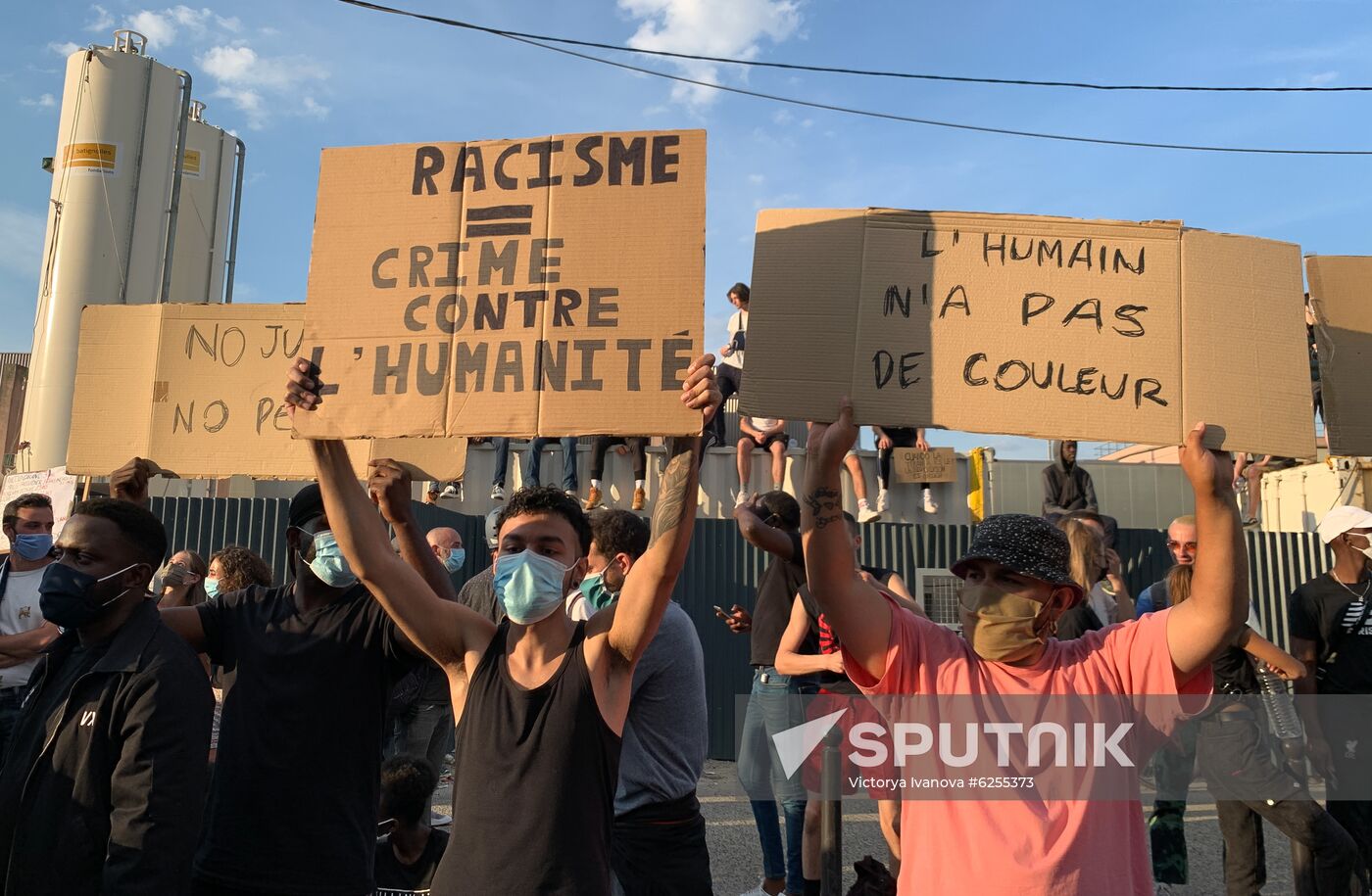 France Adama Traore Protest