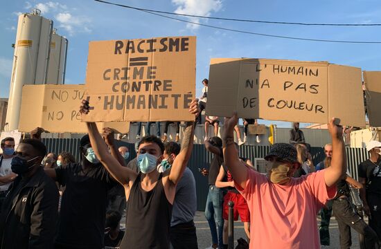 France Adama Traore Protest