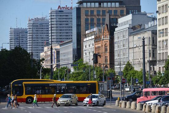 Poland Warsaw Cityscape