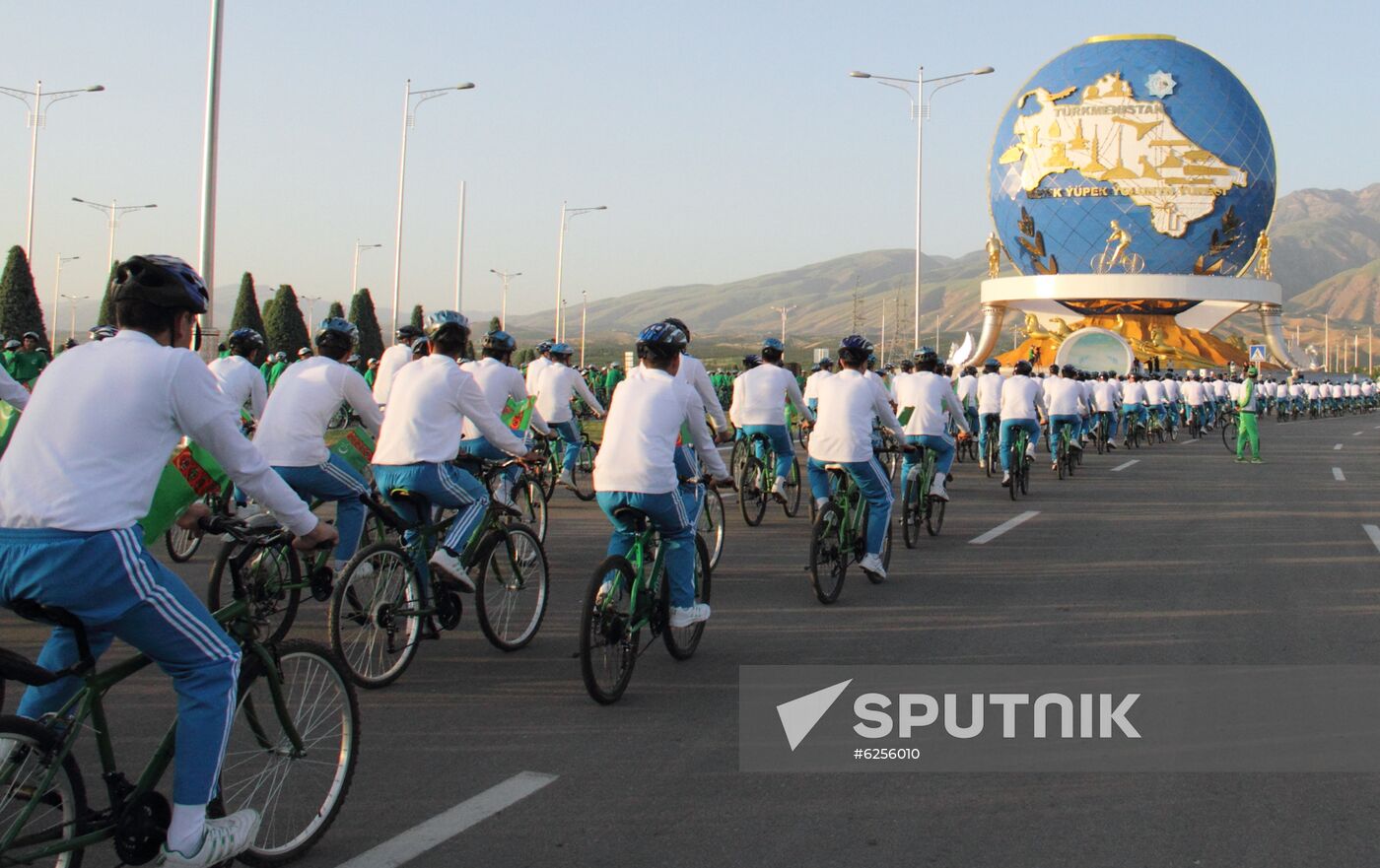 Turkmenistan Bicycle Monument