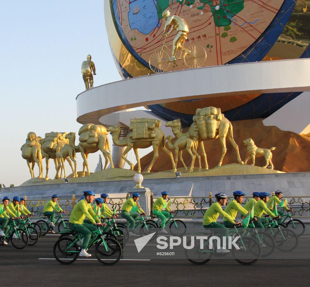 Turkmenistan Bicycle Monument