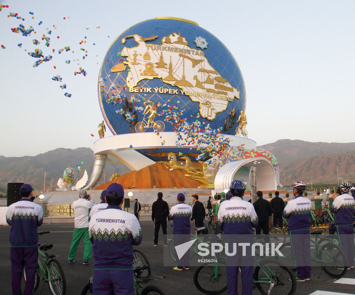 Turkmenistan Bicycle Monument