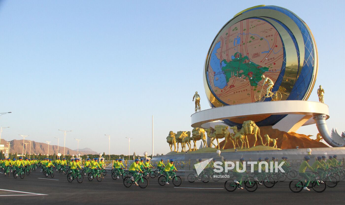 Turkmenistan Bicycle Monument