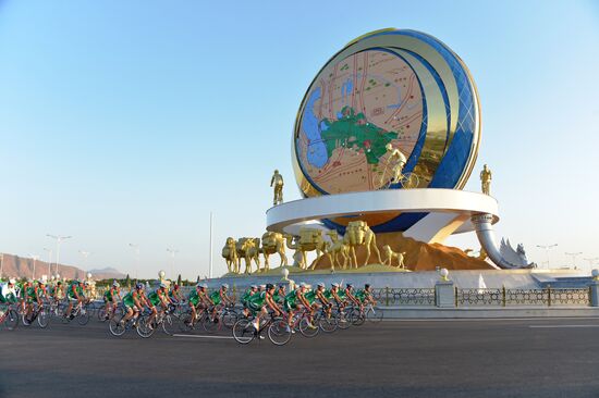 Turkmenistan Bicycle Monument