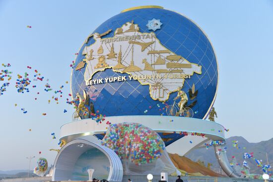 Turkmenistan Bicycle Monument
