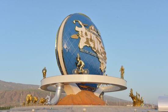 Turkmenistan Bicycle Monument