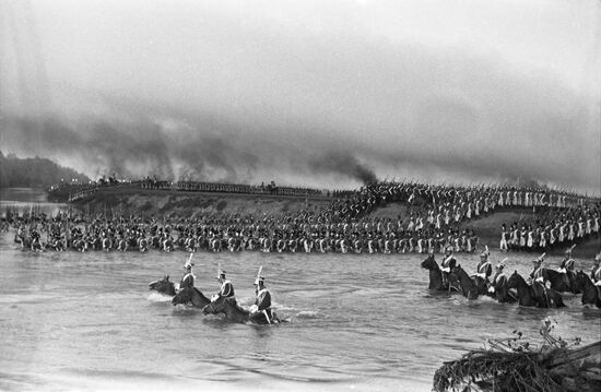 Set of feature film Waterloo