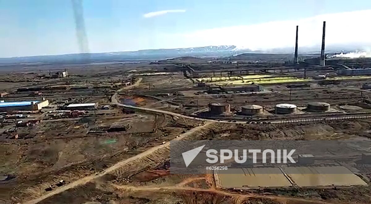 Russia Fuel Spill