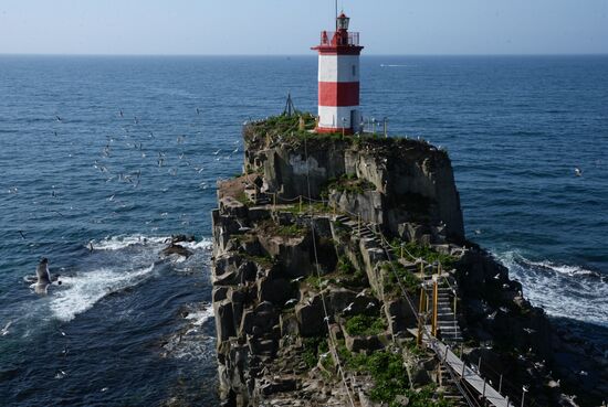 Russia Basargin Cape Lighthouse