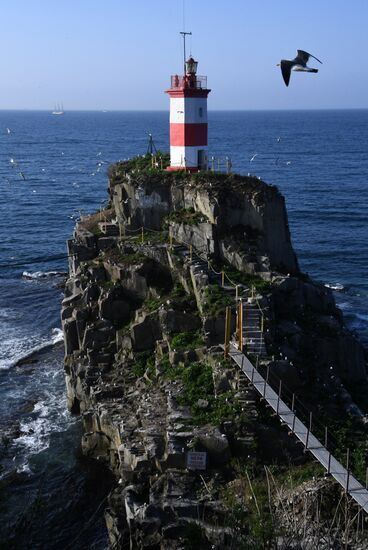 Russia Basargin Cape Lighthouse